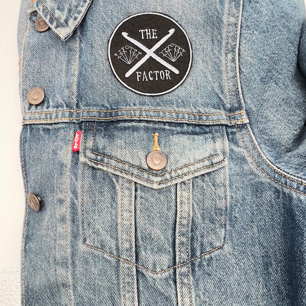 Crochet X Factor Embroidered Patch