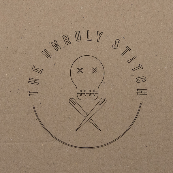 laser cust logofor The Unruly Stitch